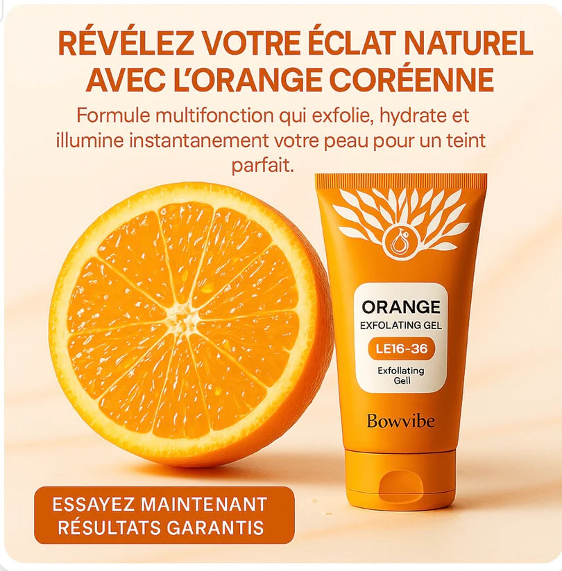 Gel Exfoliant à l’Orange Adieu taches sombres & rugosités