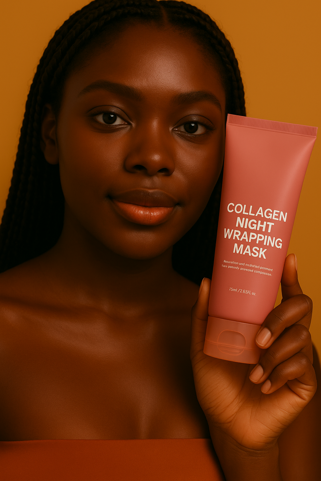 Masque de Nuit au Collagène – Réveillez une Peau Fraîche et Lumineuse !
