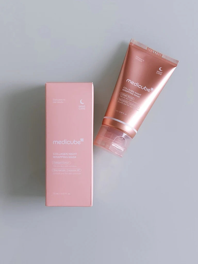 Masque de Nuit au Collagène – Réveillez une Peau Fraîche et Lumineuse !